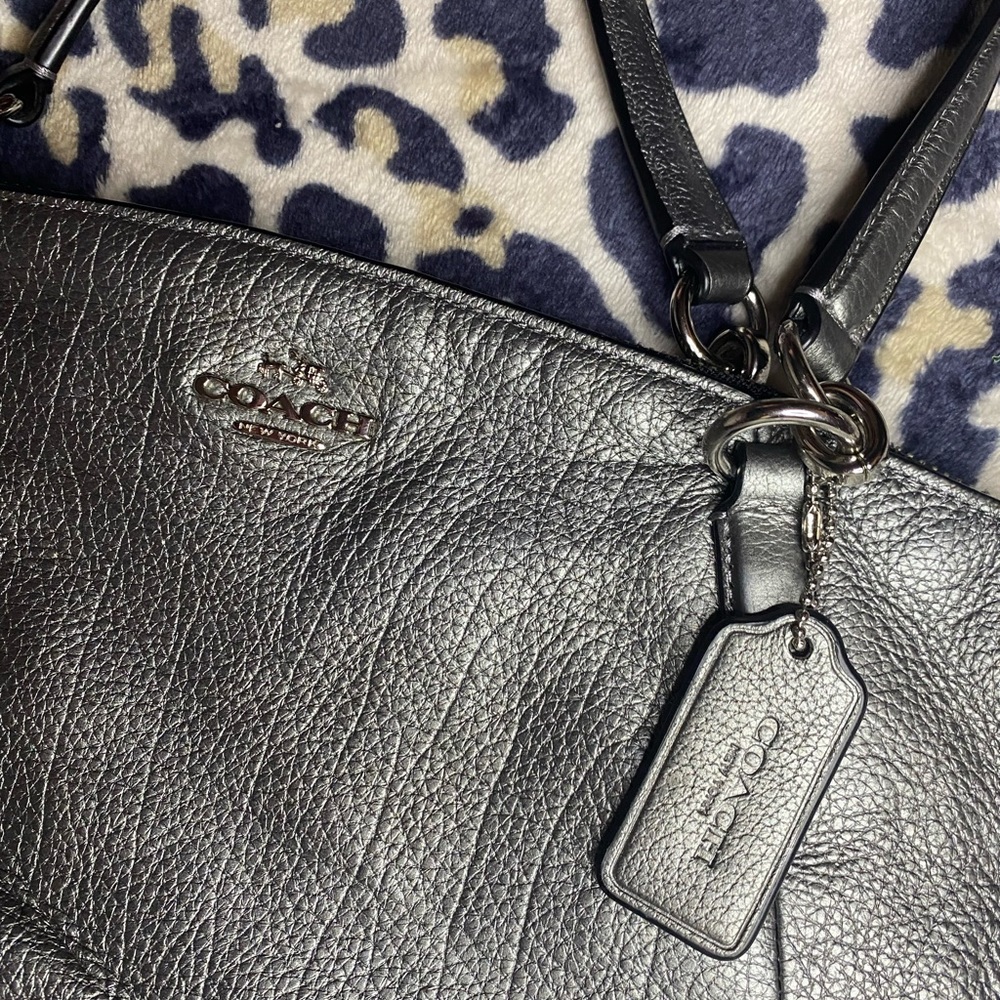 COACH silver bag